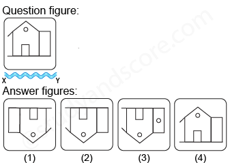 Non verbal reasoning, water images practice questions with detailed solutions, water images question and answers with explanations, Non-verbal series, water images tips and tricks, practice tests for competitive exams, Free water images practice questions